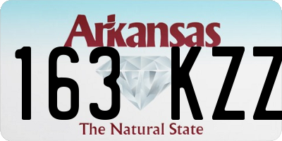 AR license plate 163KZZ