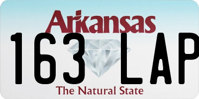 AR license plate 163LAP