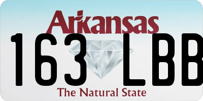 AR license plate 163LBB