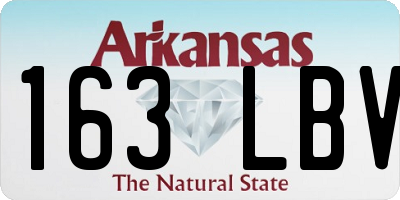 AR license plate 163LBV