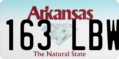 AR license plate 163LBW
