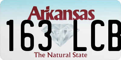 AR license plate 163LCB