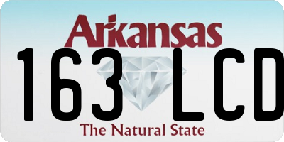 AR license plate 163LCD