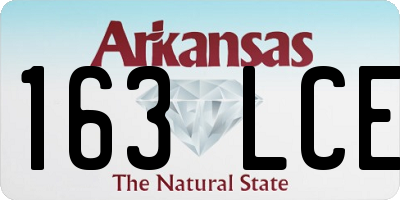 AR license plate 163LCE