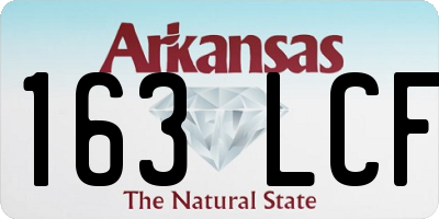 AR license plate 163LCF