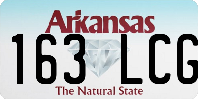 AR license plate 163LCG