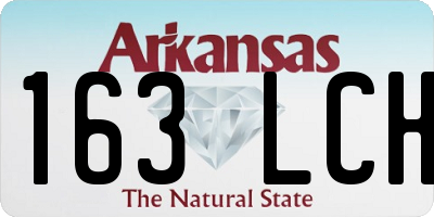AR license plate 163LCH