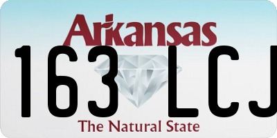AR license plate 163LCJ