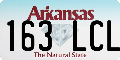AR license plate 163LCL