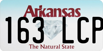 AR license plate 163LCP