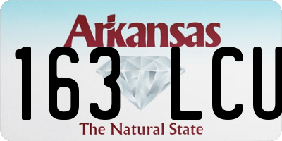 AR license plate 163LCU