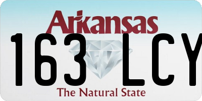 AR license plate 163LCY