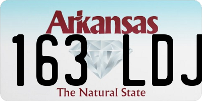 AR license plate 163LDJ