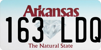 AR license plate 163LDQ