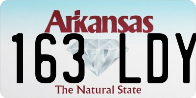 AR license plate 163LDY