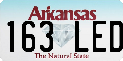 AR license plate 163LED