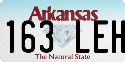 AR license plate 163LEH