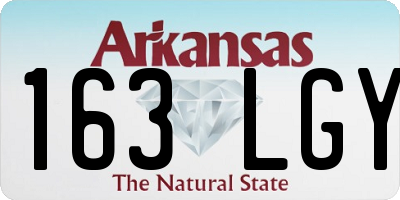 AR license plate 163LGY