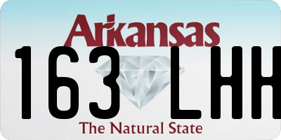 AR license plate 163LHH