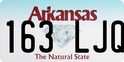 AR license plate 163LJQ