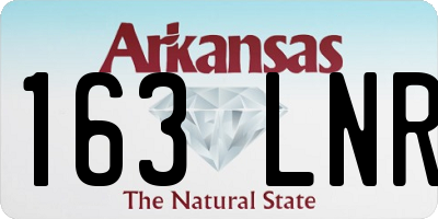 AR license plate 163LNR