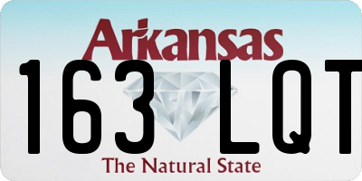 AR license plate 163LQT