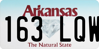 AR license plate 163LQW