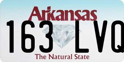 AR license plate 163LVQ
