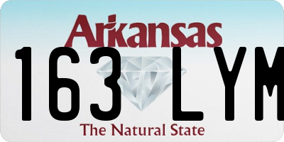 AR license plate 163LYM