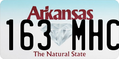 AR license plate 163MHC