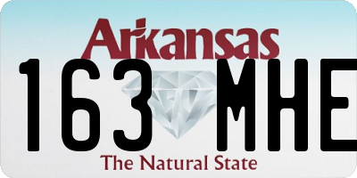 AR license plate 163MHE