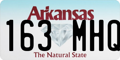 AR license plate 163MHQ