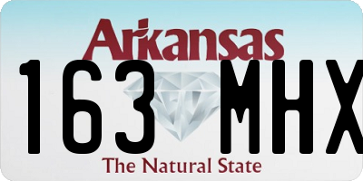AR license plate 163MHX