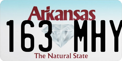 AR license plate 163MHY