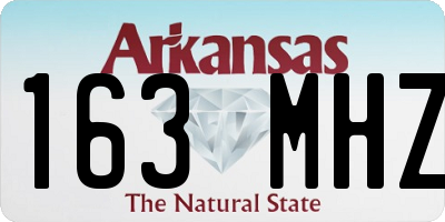 AR license plate 163MHZ