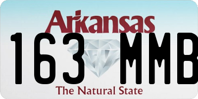 AR license plate 163MMB