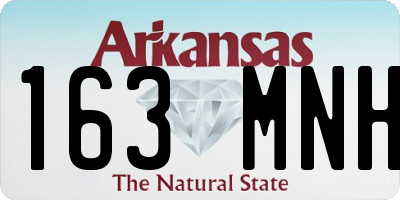 AR license plate 163MNH