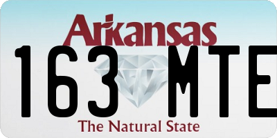AR license plate 163MTE