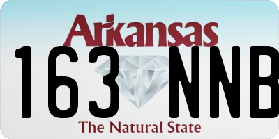 AR license plate 163NNB