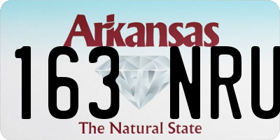 AR license plate 163NRU