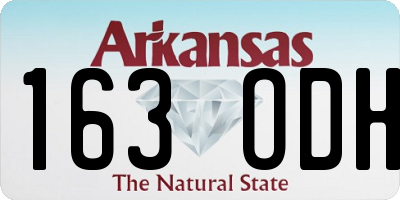 AR license plate 163ODH