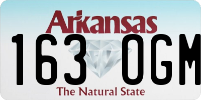 AR license plate 163OGM