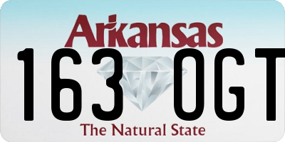 AR license plate 163OGT