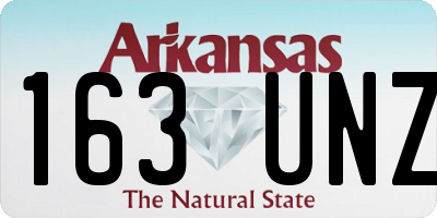AR license plate 163UNZ