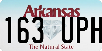 AR license plate 163UPH