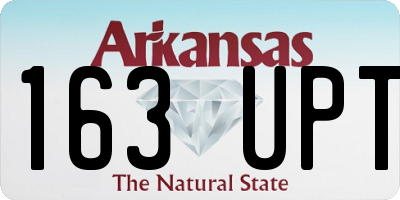 AR license plate 163UPT