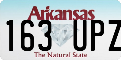 AR license plate 163UPZ