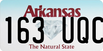 AR license plate 163UQC