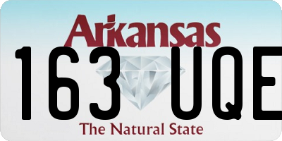 AR license plate 163UQE
