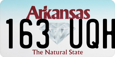 AR license plate 163UQH